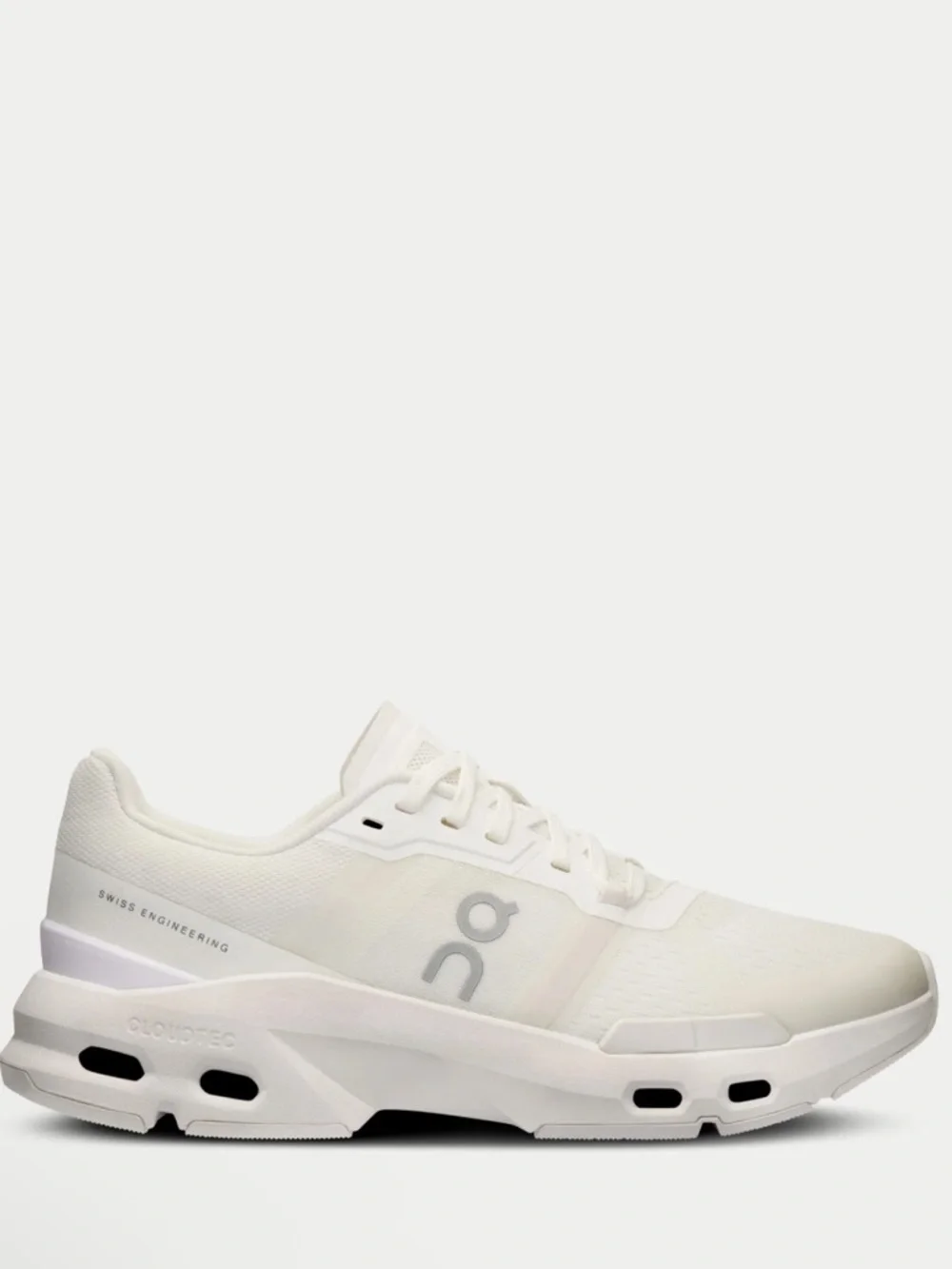 On Running Men's THE ROGER Advantage Pro Running Shoe - White/Cream